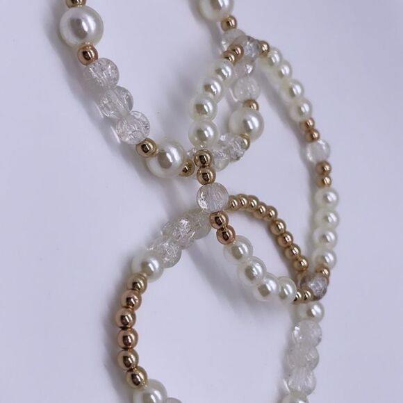 NWT Wool + Pepper Co. Glass Bracelet Trio (3) - Picture 4 of 5